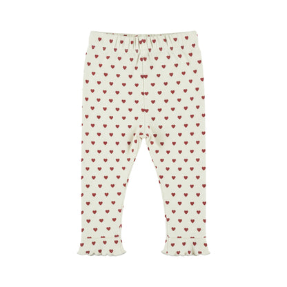 Dirkje Meisjes Legging 2-pack - Mid gray melee — detailfoto 3