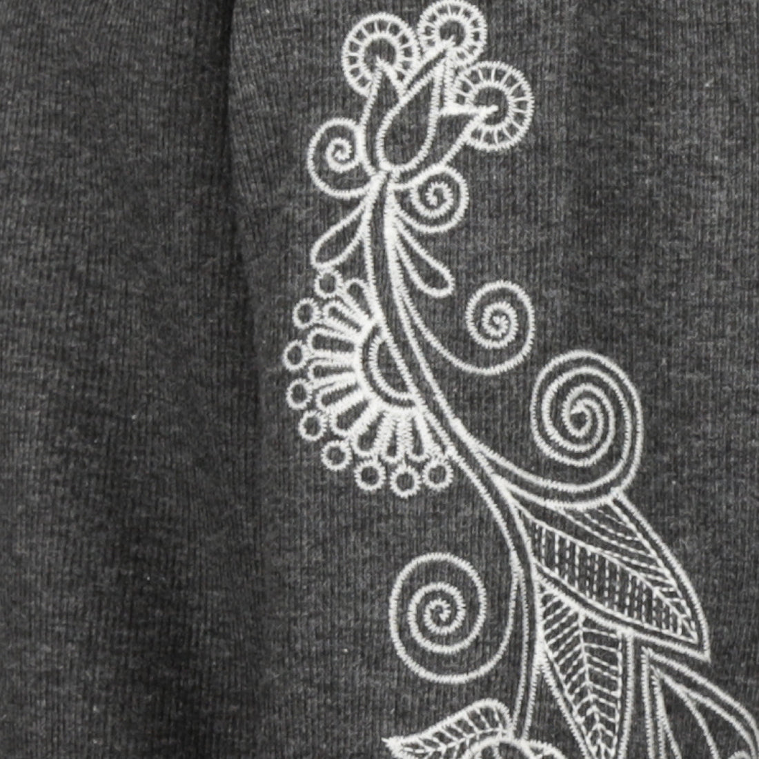 No Way Monday Meisjes Trui - Dark grey melee — detailfoto 3