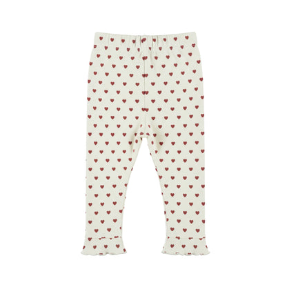 Dirkje Meisjes Legging 2-pack - Mid gray melee — detailfoto 4