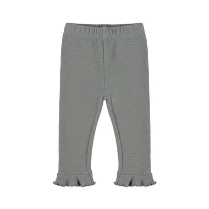 Dirkje Meisjes Legging 2-pack - Mid gray melee — detailfoto 5
