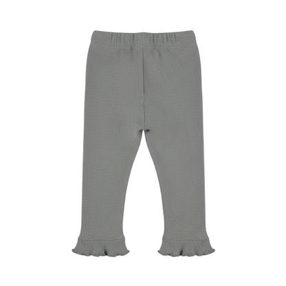 Dirkje Meisjes Legging 2-pack - Mid gray melee — detailfoto 6