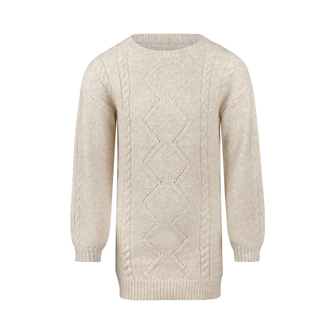 Koko Noko Meisjes Loose Fit Jurk - Tapioca