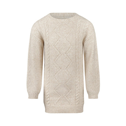 Koko Noko Meisjes Loose Fit Jurk - Tapioca