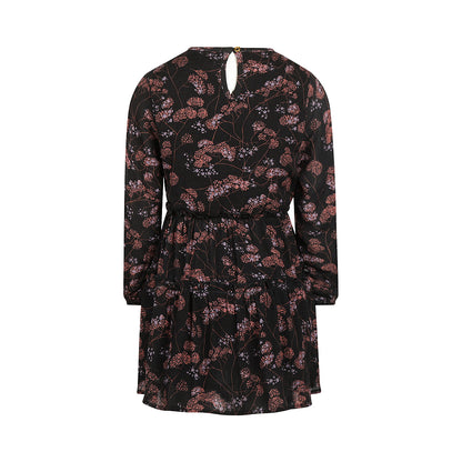 Koko Noko Meisjes Bloemen Jurk - Faded black — detailfoto 2