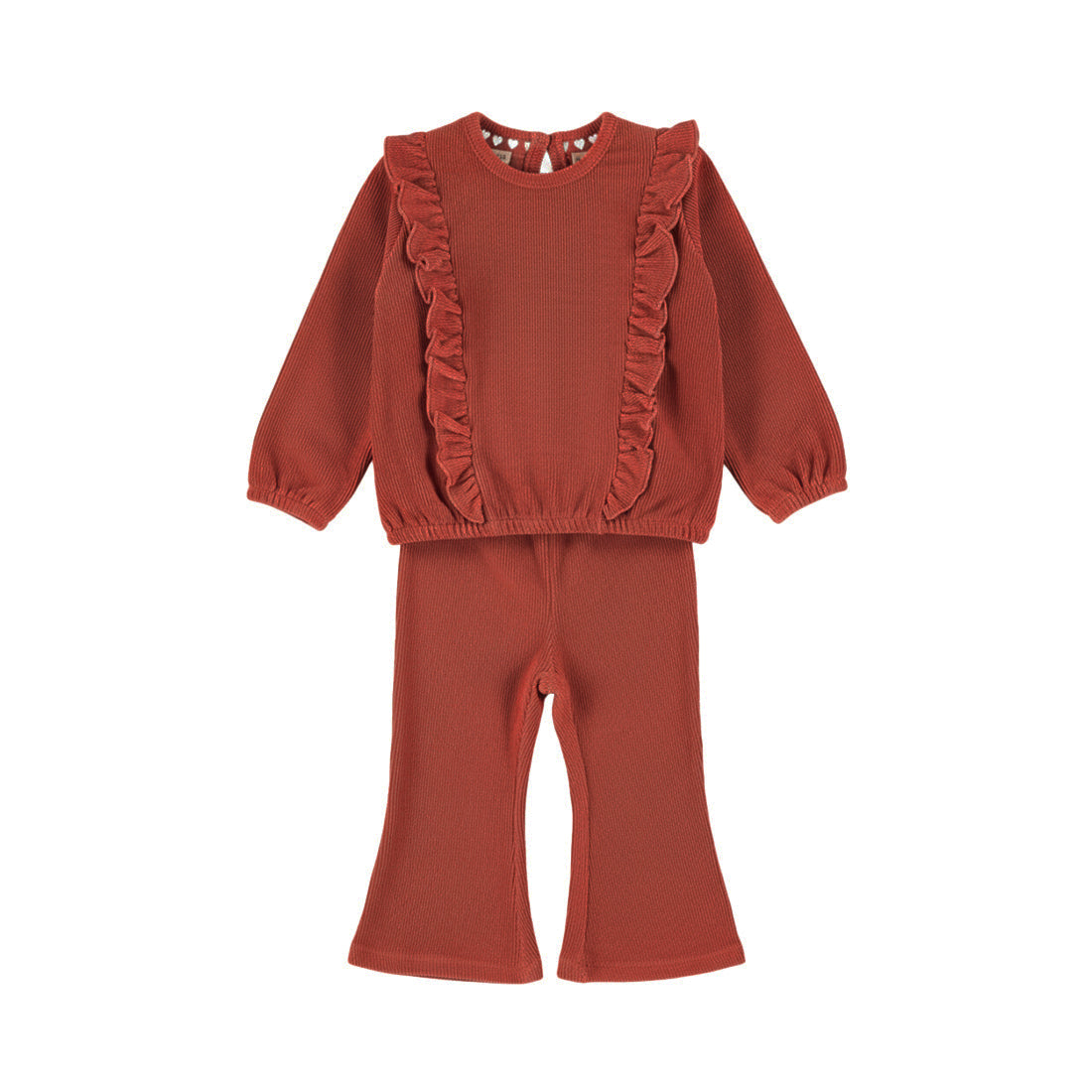 Dirkje Meisjes 2-delige Kledingset - Rosewood