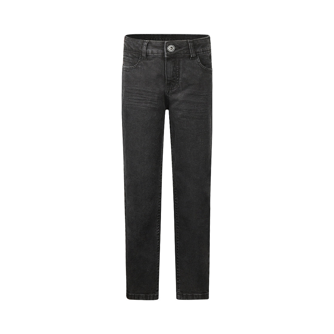 No Way Monday Jongens Loose Fit Jeans - Dark grey melee