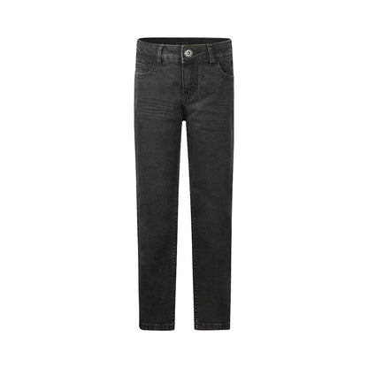 No Way Monday Jongens Loose Fit Jeans - Dark grey melee