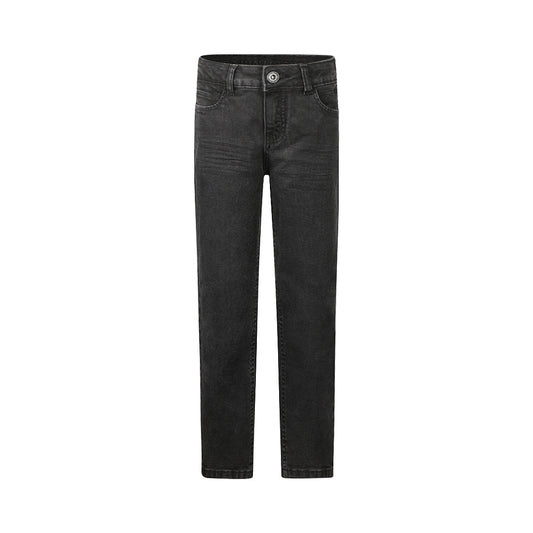No Way Monday Jongens Loose Fit Jeans - Dark grey melee