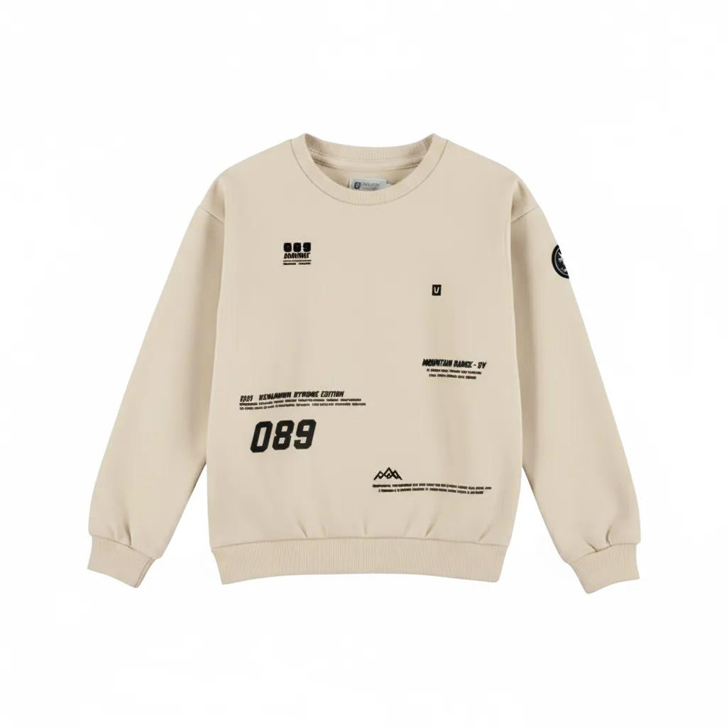 No Way Monday Jongens Trui - Feather gray