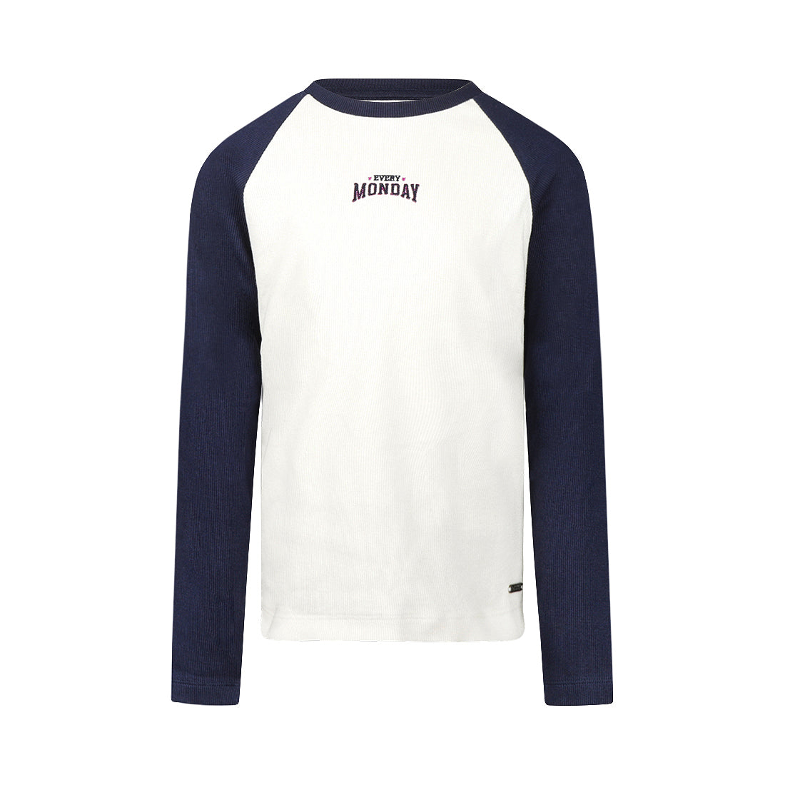 No Way Monday Meisjes Longsleeve - Peacoat