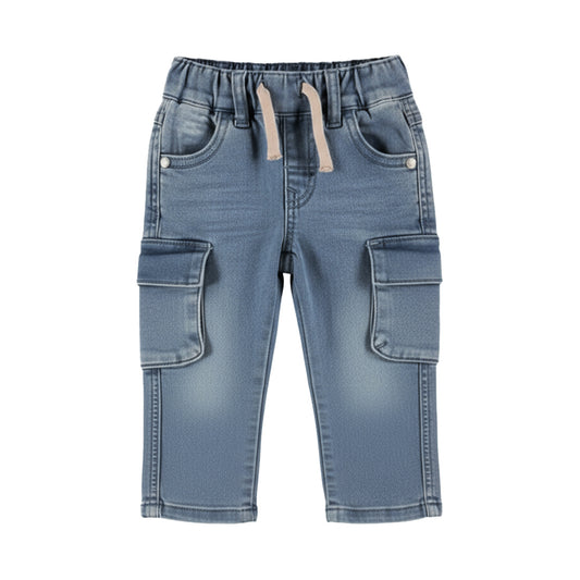 Dirkje Jongens Tapered Fit Jeans - Denim mid. Blue