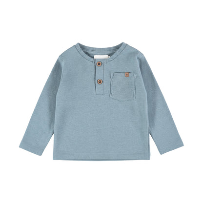 Dirkje Jongens Longsleeve - Ocean mist