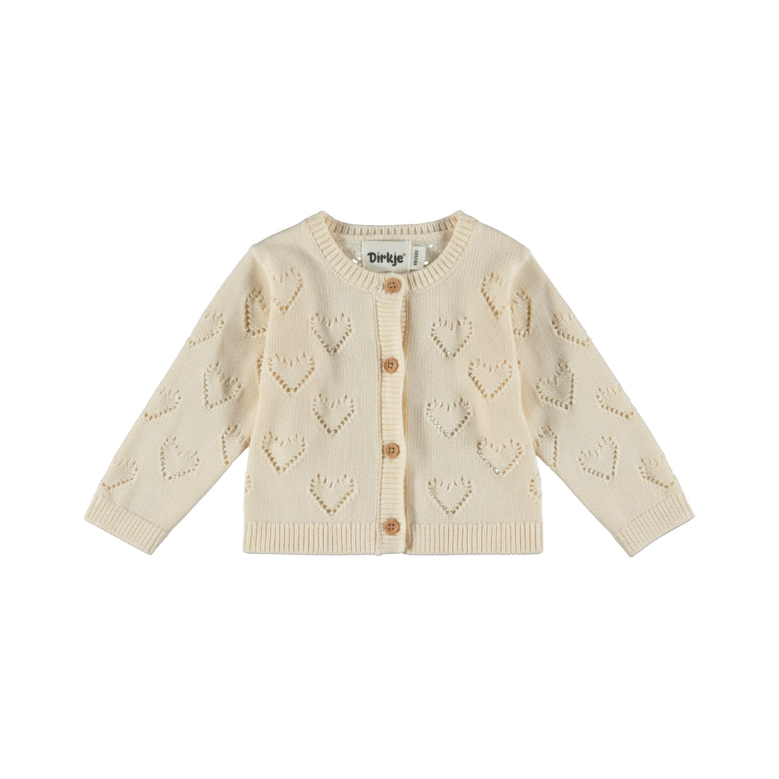 Dirkje Meisjes Vest - Antique white