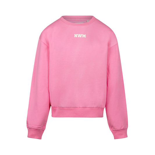 No Way Monday Meisjes Trui - Aurora pink
