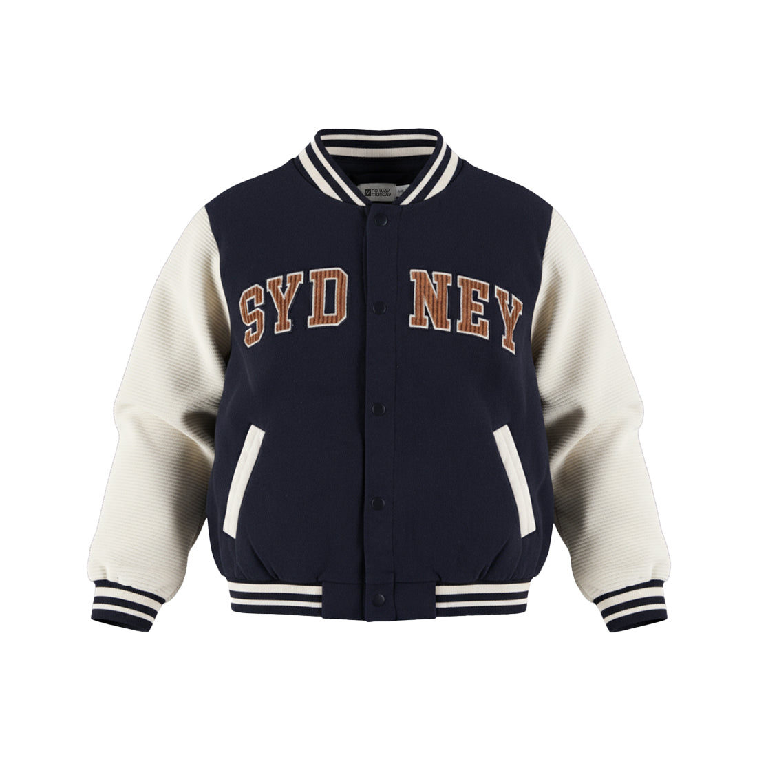 No Way Monday Jongens Baseball Vest - Navy