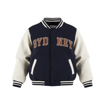No Way Monday Jongens Baseball Vest - Navy