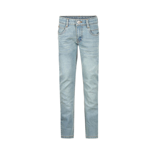 No Way Monday Jongens Tapered Fit Jeans - Denim light blue