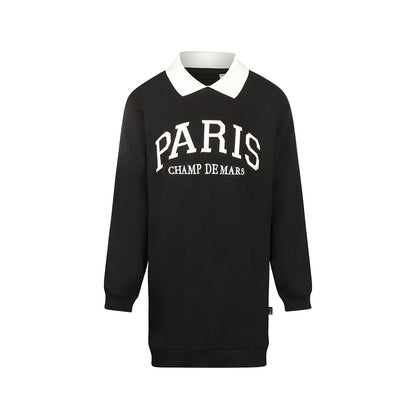 No Way Monday Meisjes Jurk - Black