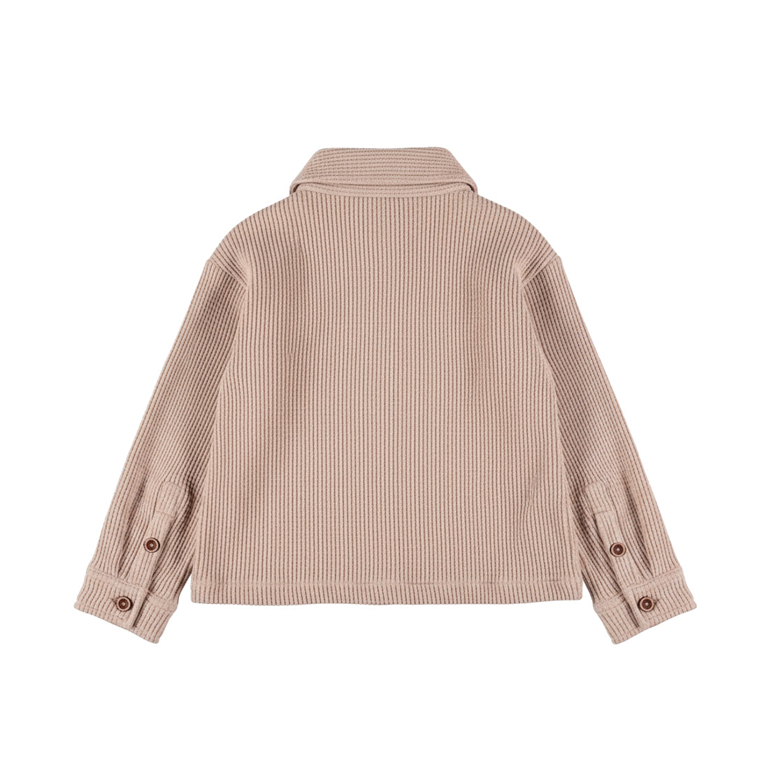 Dirkje Jongens Loose Fit Overhemd - Angora — detailfoto 2