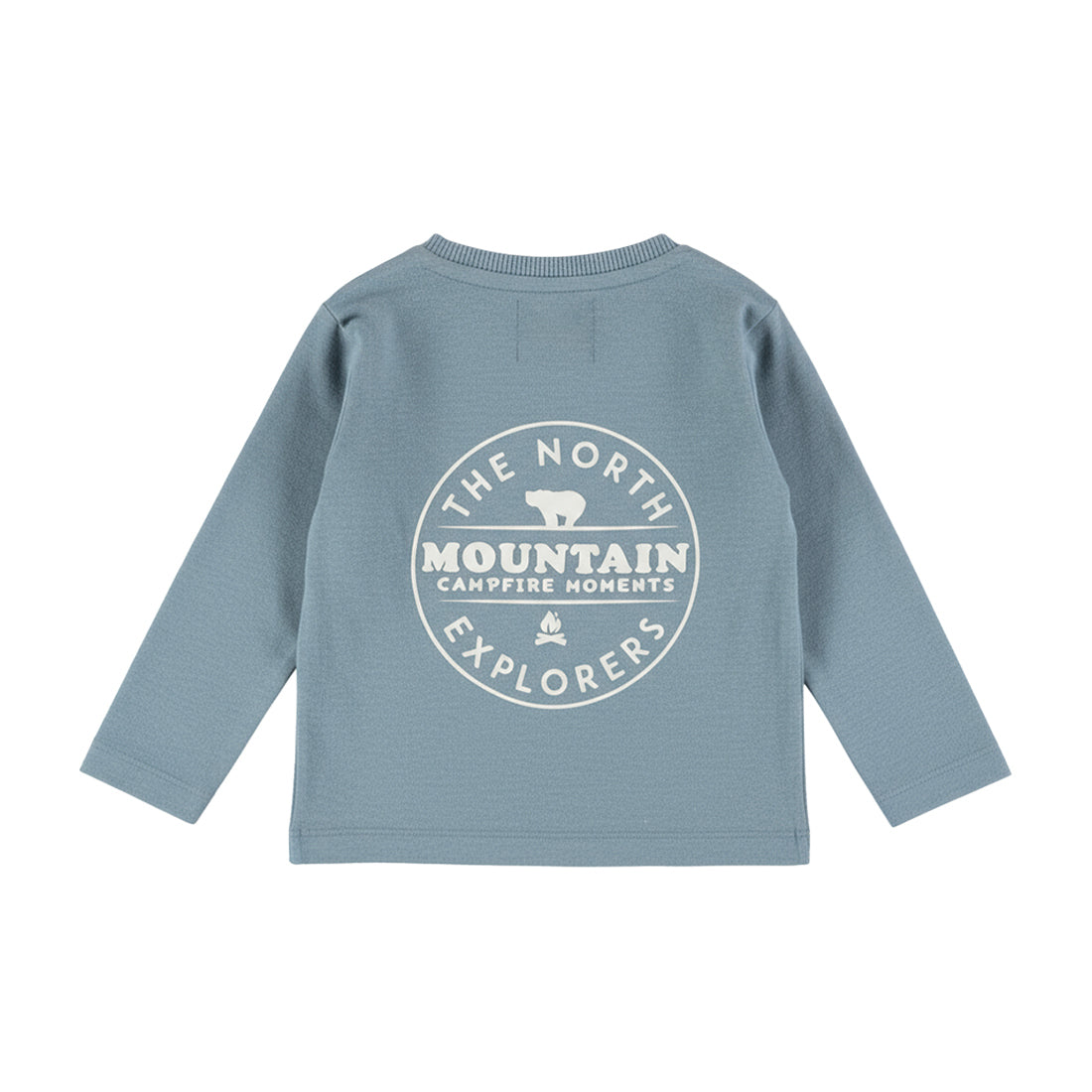 Dirkje Jongens Longsleeve - Ocean mist — detailfoto 2