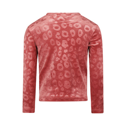 Koko Noko Meisjes Longsleeve - Merlot — detailfoto 2