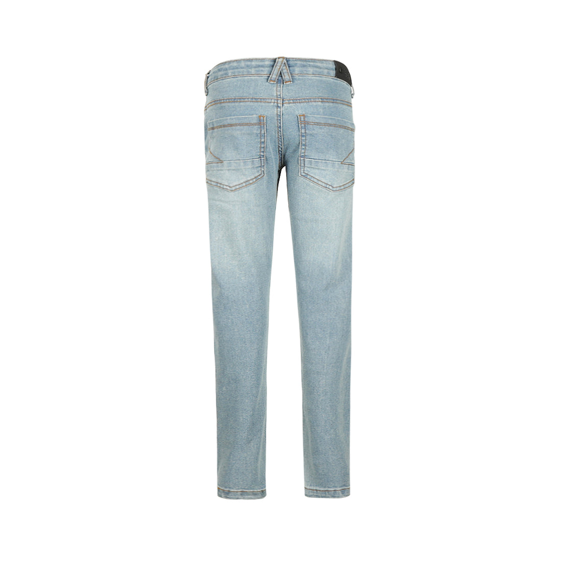 No Way Monday Jongens Tapered Fit Jeans - Denim light blue — detailfoto 2