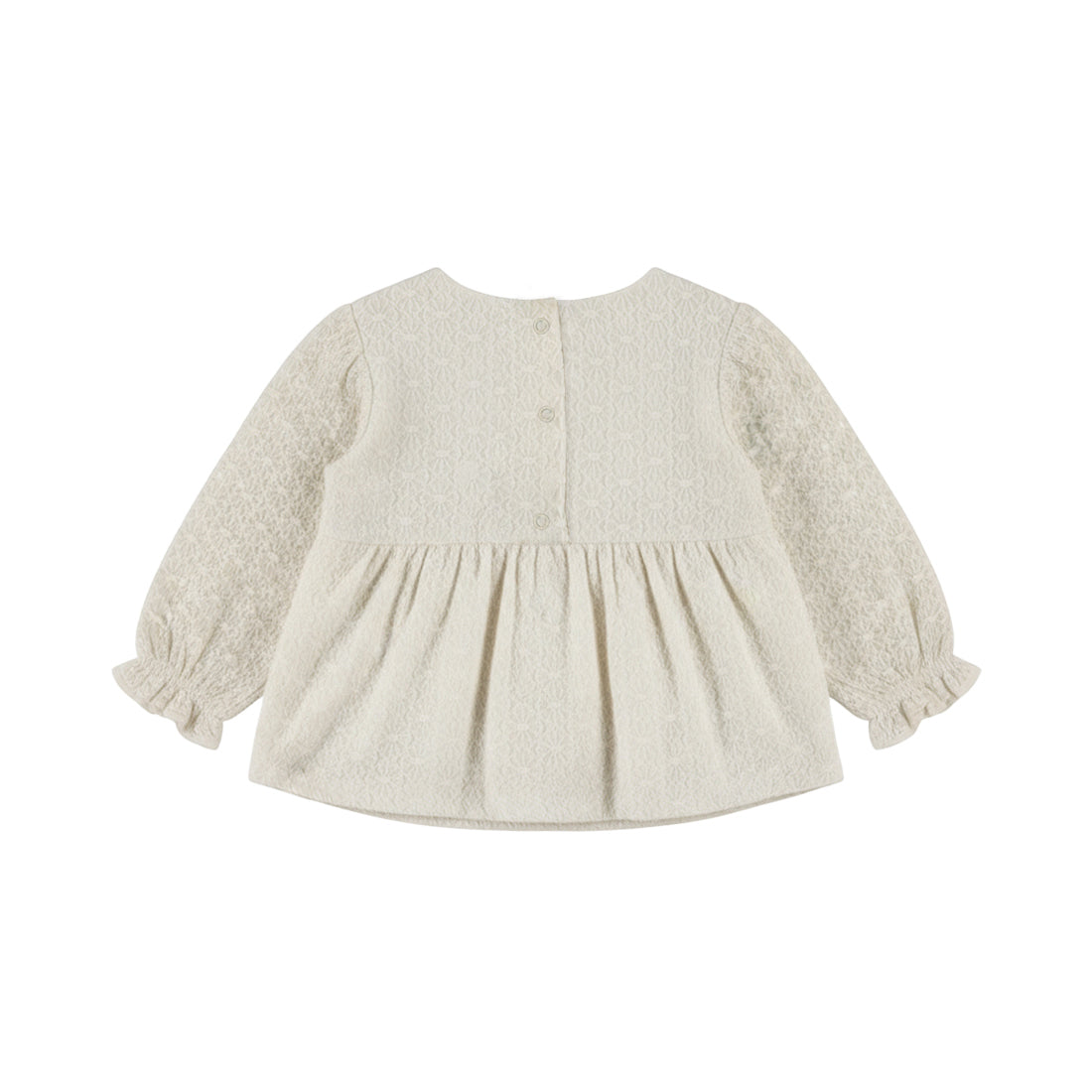 Dirkje Meisjes Blouse - Antique white — detailfoto 2