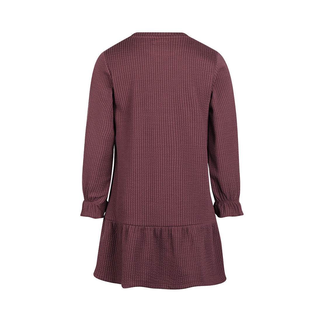 Koko Noko Meisjes Jurk - Eggplant — detailfoto 2