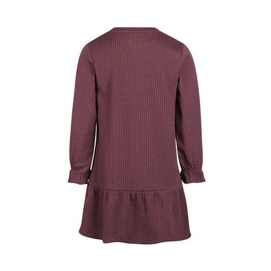 Koko Noko Meisjes Jurk - Eggplant — detailfoto 2