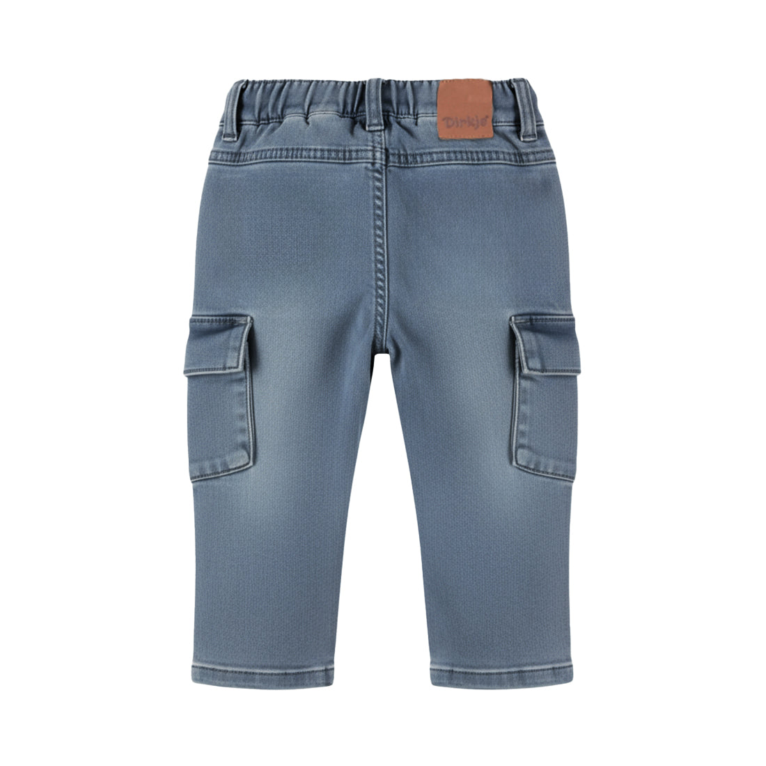 Dirkje Jongens Tapered Fit Jeans - Denim mid. Blue — detailfoto 2
