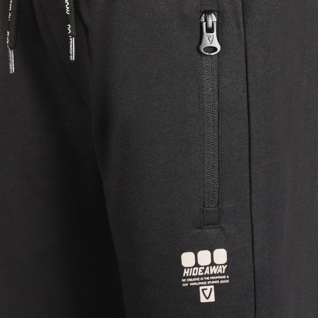 No Way Monday Jongens Joggingbroek - Caviar — detailfoto 3