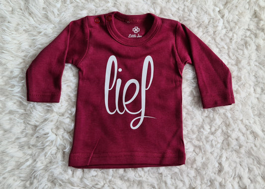 Little Jay Lief - Burgundy - T-shirt