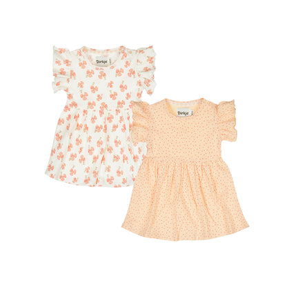 Dirkje little bee jurk 2-pack