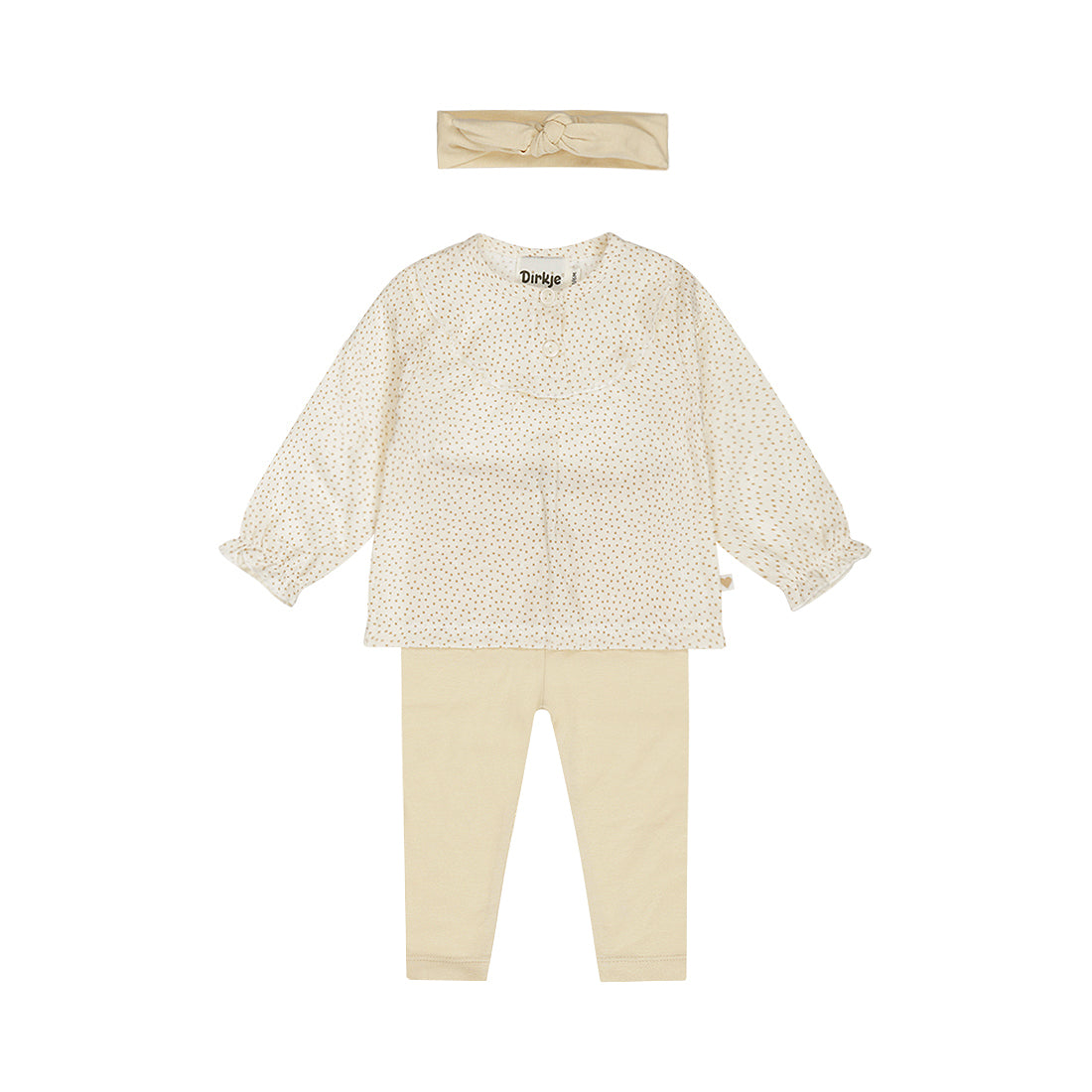 Dirkje blossom baby set - blouse, legging en haarbandje