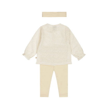 Dirkje blossom baby set - blouse, legging en haarbandje