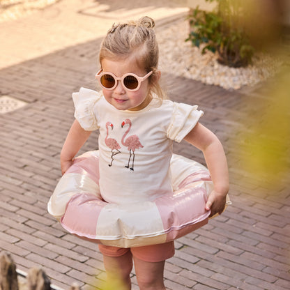 Dirkje flamingo kleding set - t-shirt en korte broek