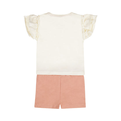 Dirkje flamingo kleding set - t-shirt en korte broek