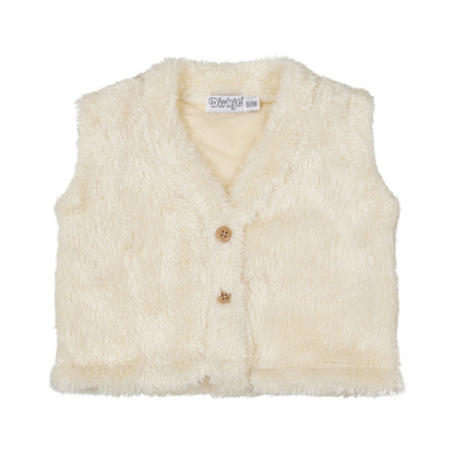 Dirkje Meisjes Gilet - Off-white
