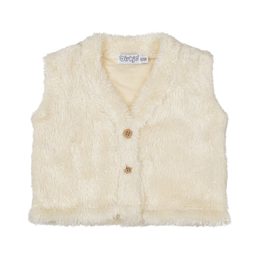 Dirkje Meisjes Gilet - Off-white