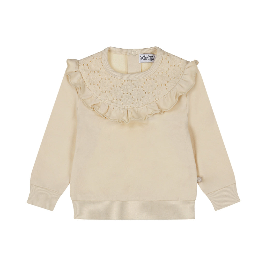 Dirkje Meisjes Sweater - Gebroken wit
