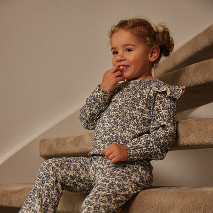 Dirkje Off white Flared Broek