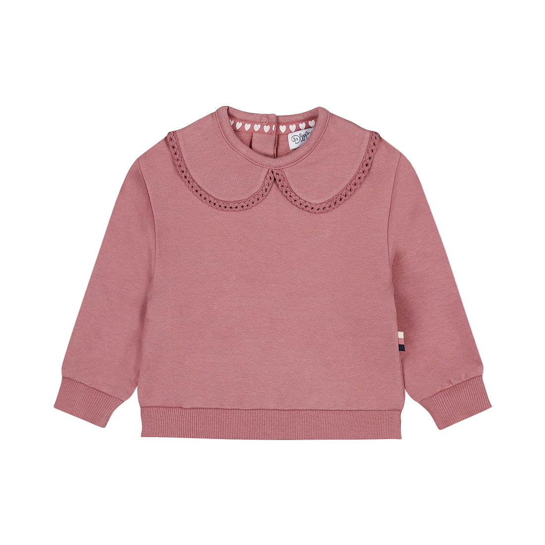 Dirkje Meisjes Sweater - Oudroze
