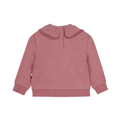 Dirkje Meisjes Sweater - Oudroze