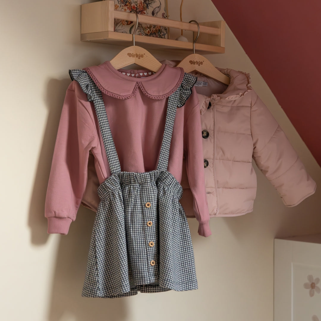 Dirkje Meisjes Sweater - Oudroze