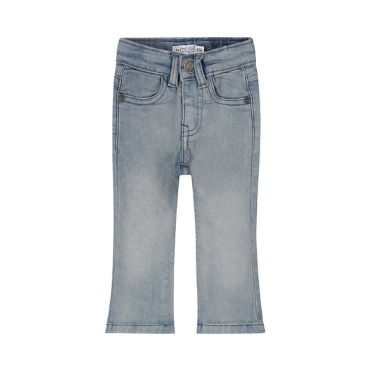 Dirkje Meisjes Flared jeans - Lichtblauw