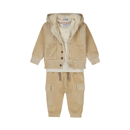 Dirkje Jongens Babyset - Zand