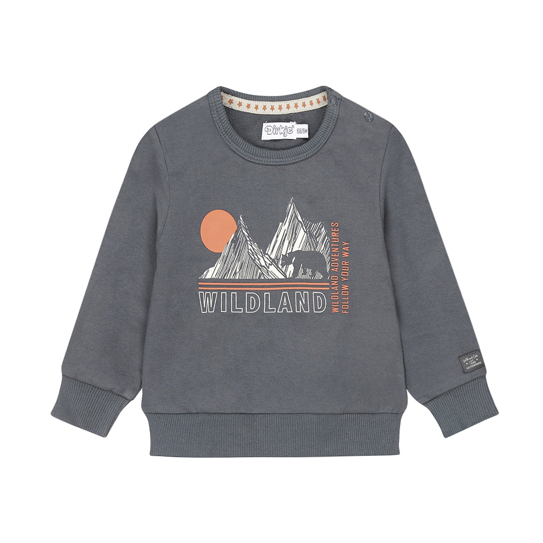 Dirkje Jongens Sweater - Donkergrijs