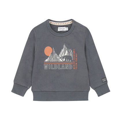 Dirkje Jongens Sweater - Donkergrijs