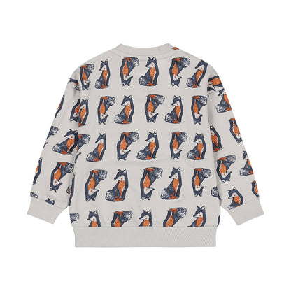 Dirkje Jongens Sweater - Lichtgrijs