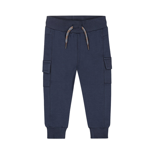 Dirkje Jongens Joggingbroek met klepzakken - Donkerblauw